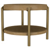 Arini 2-piece Round Coffee and End Table Set Sand Wash — product view 5