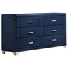 Melody 5-piece Queen Bedroom Set Pacific Blue — product view 5