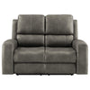 Brickston Triple Power Reclining Loveseat Charcoal — product view 5