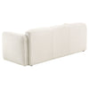 Dorset 3-piece Upholstered Round Track Arm Sofa Set White — product view 5