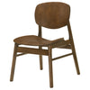 Benford Dining Side Chair Wood Seat Dark Brown (Set of 2) — product view 5