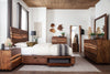Winslow Wood Queen Storage Panel Bed Smokey Walnut — product view 5
