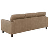 Scotland 2-piece Faux Leather Upholstered Sofa Set Brown — product view 5