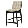Redbridge Upholstered Counter Chair Cream and Black (Set of 2) — product view 5