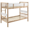 Dakota Wood Twin Over Twin Bunk Bed Natural — product view 5