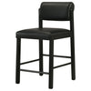 Kehoe Upholstered Counter Height Chair Black (Set of 2) — product view 5