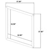Cavelle Dresser Mirror Black — product view 5