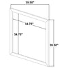 Ines Dresser Mirror White High Gloss — product view 5