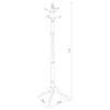 Riona 6 Hook Freestanding Wood Coat Rack Hat Hanger Merlot — product view 5