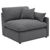 Hobson 4-piece Upholstered Modular Sectional Sofa Charcoal — product view 5