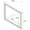 Pembroke Dresser Mirror Washed Oak — product view 5
