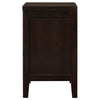 Carlton 2-drawer Nightstand Cappuccino — product view 5