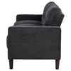 Bowen II Fabric Upholstered Track Arm Sofa Steel Grey — product view 5