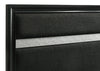 Miranda 54-inch Upholstered Queen Panel Bed Black — product view 5