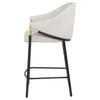 Chadwick Fabric Upholstered Counter Height Chair Beige (Set of 2) — product view 5