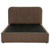 Anders Upholstered Queen Storage Lift Platform Bed Chocolate — product view 5