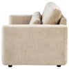 Amador Chenille Upholstered Track Arm Loveseat Camel — product view 5