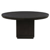 Leandro 7-piece Round Dining Table Set Burnished Black — product view 5