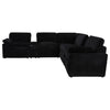 Collins 7-piece Modular Power Reclining Sectional Black — product view 5