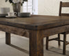 Coleman 5-piece Rectangular Dining Set Rustic Golden Brown — product view 5