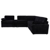 Collins 6-piece Modular Power Reclining Sectional Black — product view 5