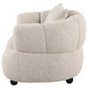 Whitney Contemporary Channel Tufted Woven Fabric Upholstered Accent Chair — product view 5