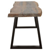 Ditman Live Edge Wood Dining Bench Grey Sheesham — product view 5