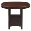 Lavon 5-piece Oval Counter Height Dining Set Light Chestnut — product view 5