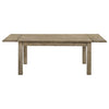 Cardova 87-inch Solid Wood Extension Dining Table Vineyard Oak — product view 5