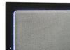 Caraway Wood Queen LED Panel Bed Black — product view 5