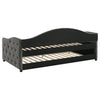 Sadie Upholstered Twin Daybed with Trundle Grey — product view 5