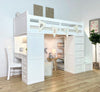 Dock48 Student Loft — White / Stairs / Twin Loft