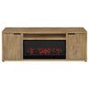 Fuller 60-inch 2-door TV Stand Fireplace Media Console Mango — product view 5