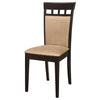 Gabriel Closed Back Dining Side Chair Cappuccino (Set of 2) — product view 5