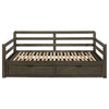 Sorrento 2-drawer Twin XL Daybed with Extension Trundle Grey — product view 5