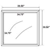 Marceline Dresser Mirror Black — product view 5