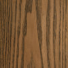 Franklin Round Wood Pedestal Side End Table Grey and Dark Brown — product view 5