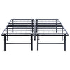Mabel Metal Queen Mattress Support Platform Bed Black — product view 5