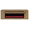Eddy 79-inch 2-door TV Stand Fireplace Media Console Mango — product view 5
