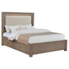 Kenora 56-inch Queen LED Storage Bed Barley Brown — product view 5