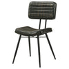 Misty Leather Upholstered Dining Chair Espresso (Set of 2) — product view 5