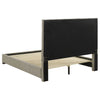 Medley Genuine Leather Queen Panel Platform Bed Tan — product view 5
