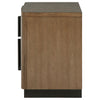 Terrace 2-drawer Nightstand Bedside Table Ash Brown — product view 5