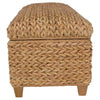 Laughton Hand-Woven Banana Leaf Storage Bench Natural — product view 5