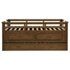Carlsbad Wood Twin Captains Bed With Trundle Medium Brown — product view 5