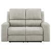 Brickston Triple Power Reclining Loveseat Grey — product view 5