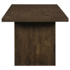 Decker 7-piece 82-inch Rectangular Dining Set Black and Walnut — product view 5