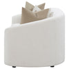 Rainn Boucle Upholstered Sloped Arm Sofa Latte — product view 5