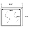 Brantford Dresser Mirror Coastal White — product view 5
