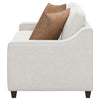 Christine Upholstered Sloped Arm Loveseat Beige — product view 5
